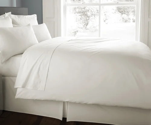 Luxury White Premium Hotel Range Four Piece Bed Linen Set Duct Cover Fitted Sheet Gypsy Design Soft Duvet Covers Bedsheets